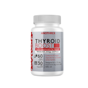 Thyroid Boost es tu aliado para mantener un metabolismo saludable y energía constante. Especialmente formulado para apoyar la función tiroidea, este suplemento te ayuda a sentirte revitalizada y enfocada durante todo el día.