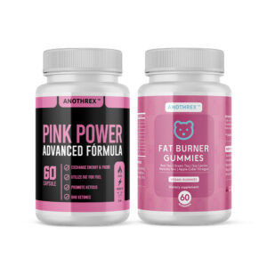 Pack Quema grasas natural (Pink power+ Fat burner gummies)
